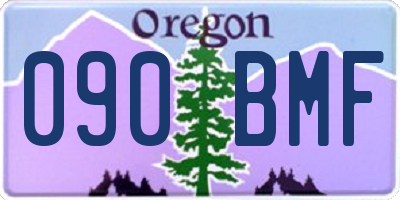OR license plate 090BMF