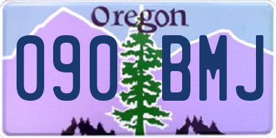 OR license plate 090BMJ