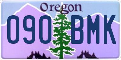 OR license plate 090BMK