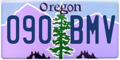 OR license plate 090BMV