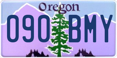 OR license plate 090BMY
