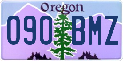OR license plate 090BMZ
