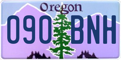 OR license plate 090BNH