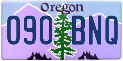 OR license plate 090BNQ