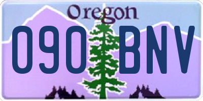 OR license plate 090BNV