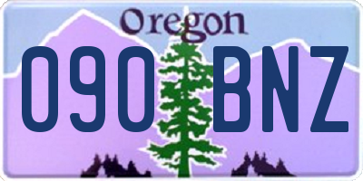 OR license plate 090BNZ