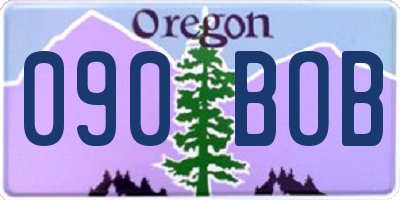 OR license plate 090BOB