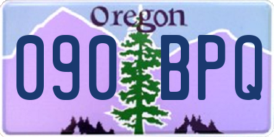 OR license plate 090BPQ