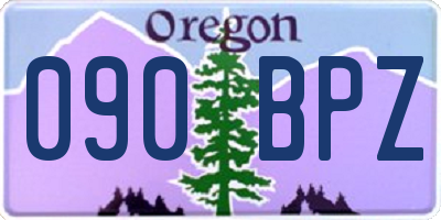 OR license plate 090BPZ
