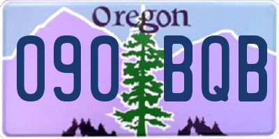 OR license plate 090BQB