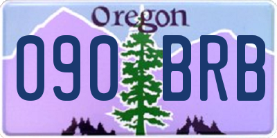 OR license plate 090BRB