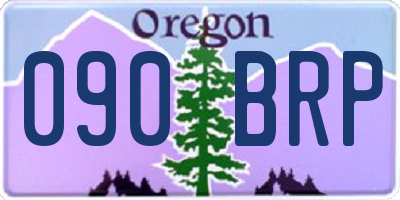 OR license plate 090BRP
