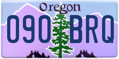 OR license plate 090BRQ