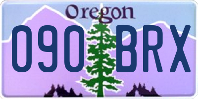 OR license plate 090BRX