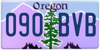 OR license plate 090BVB