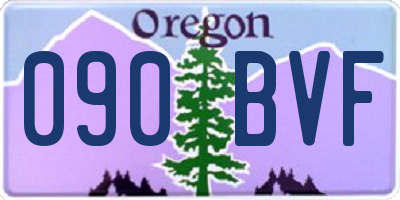 OR license plate 090BVF