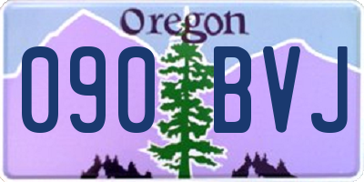OR license plate 090BVJ