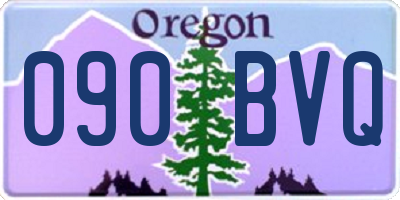 OR license plate 090BVQ
