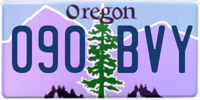 OR license plate 090BVY