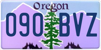 OR license plate 090BVZ