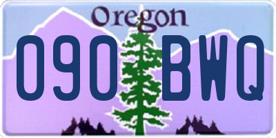OR license plate 090BWQ