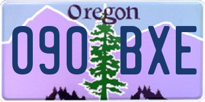 OR license plate 090BXE