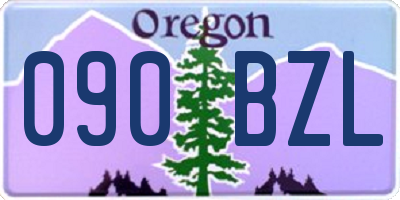 OR license plate 090BZL