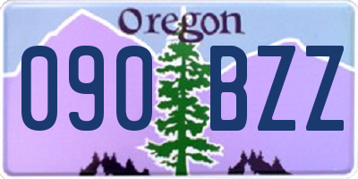 OR license plate 090BZZ