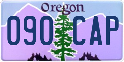 OR license plate 090CAP