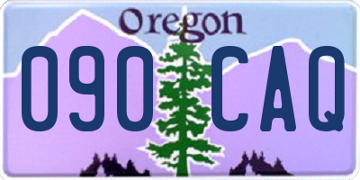 OR license plate 090CAQ