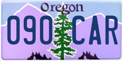 OR license plate 090CAR