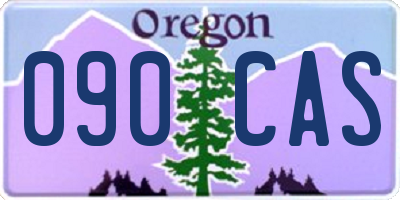 OR license plate 090CAS