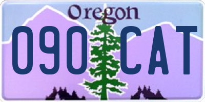 OR license plate 090CAT
