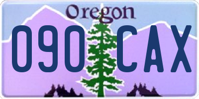 OR license plate 090CAX