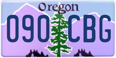 OR license plate 090CBG