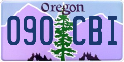OR license plate 090CBI