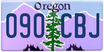 OR license plate 090CBJ
