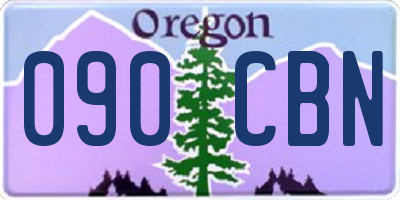 OR license plate 090CBN