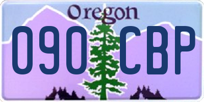 OR license plate 090CBP