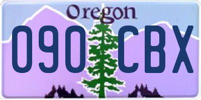 OR license plate 090CBX
