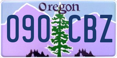 OR license plate 090CBZ
