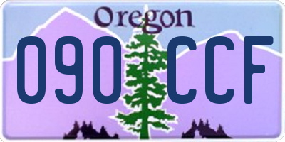 OR license plate 090CCF