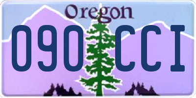 OR license plate 090CCI