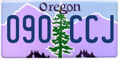 OR license plate 090CCJ