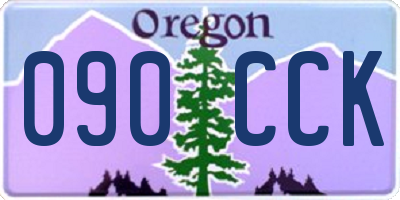 OR license plate 090CCK
