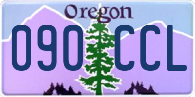 OR license plate 090CCL