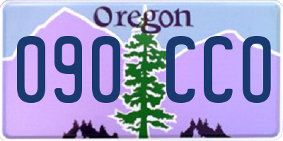 OR license plate 090CCO