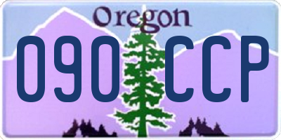 OR license plate 090CCP