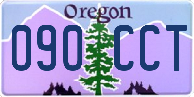 OR license plate 090CCT