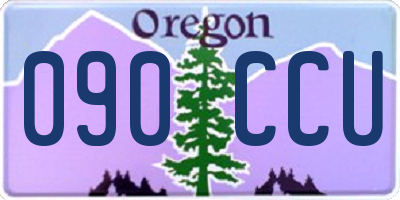 OR license plate 090CCU